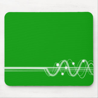 Alfombrilla De Ratón Onda de sonido - Verde de hierba