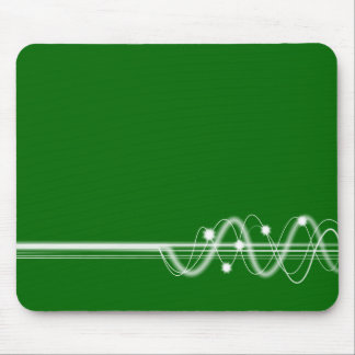 Alfombrilla De Ratón Onda de sonido - Verde oscuro de hierba