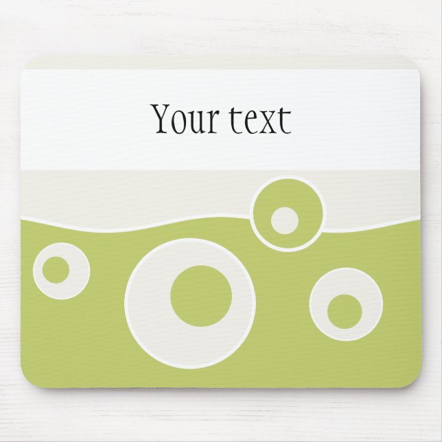 Alfombrilla De Ratón Onda verde (Frente)