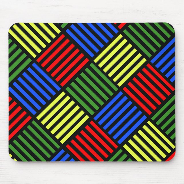 Alfombrilla De Ratón Ondas de cesta (Frente)