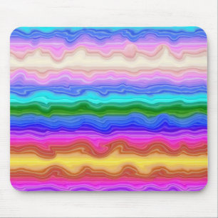 Alfombrilla De Ratón Ondas de color