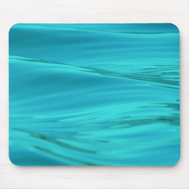 Alfombrilla De Ratón Ondulaciones azules del agua del verano de la (Frente)