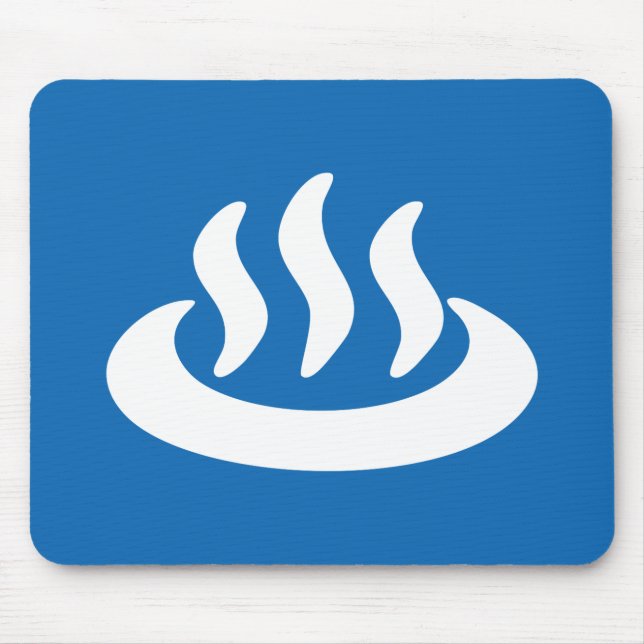 Alfombrilla De Ratón Onsen ♨ Hot Spring 温泉 Japanese Sign (Frente)