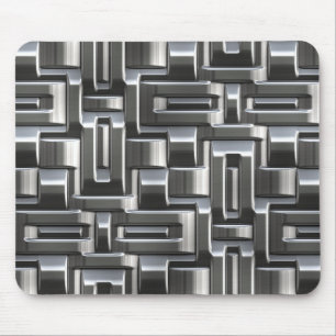 Alfombrilla De Ratón Opciones de tejido de abstracto metálico 1 A-1D Mo