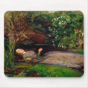 Alfombrilla De Ratón Ophelia, John Everett Millais, 1851-1852