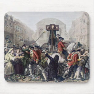 Alfombrilla De Ratón Opinión Daniel Defoe en la picota en la barra del