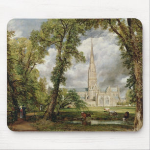 Alfombrilla De Ratón Opinión de John Constable el de la catedral de