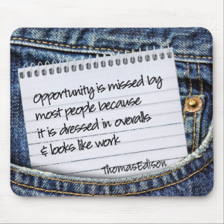 Alfombrilla De Ratón Oportunidad Mousepad inspirador