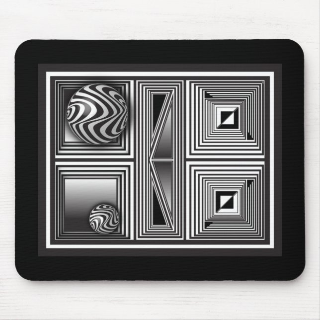 Alfombrilla De Ratón Óptica a través de formas (Frente)