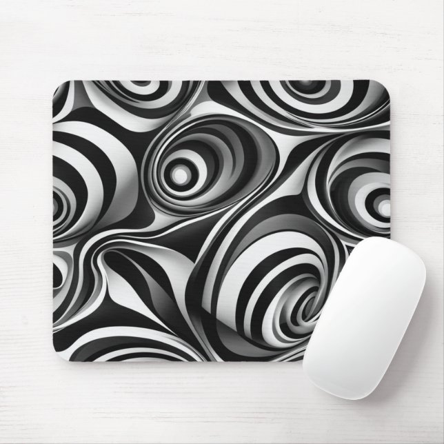 Alfombrilla De Ratón Optical Illusion Mouse Pad (Con ratón)