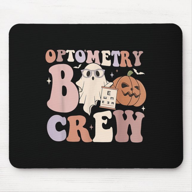 Alfombrilla De Ratón Optometry Crew Optometry Boo Crew Halloween Optici (Frente)