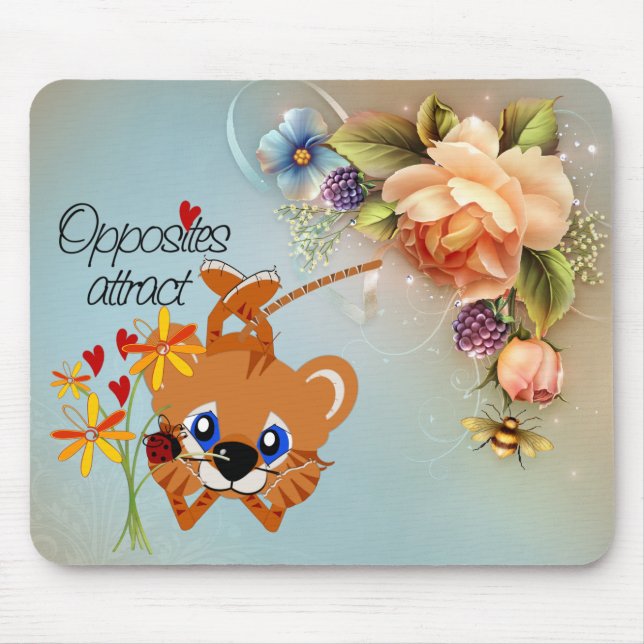Alfombrilla De Ratón Opuestos Atacan Mousepad (Frente)