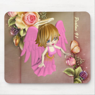 Alfombrilla De Ratón Oración Ángel#3 Mousepad