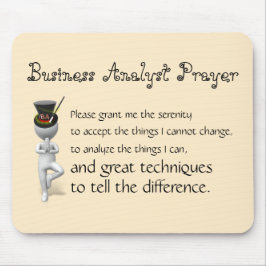 Alfombrilla De Ratón Oración de analistas de negocios de Mouse Pad
