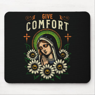 Alfombrilla De Ratón Oración de la Virgen María Da Consuelo Cristiano R