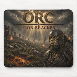 Alfombrilla De Ratón Orc Hierro Bracken Realismo Oscuro