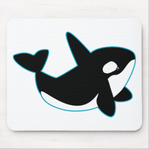 Alfombrilla De Ratón Orca linda (orca)