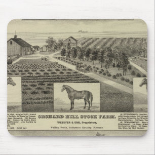 Alfombrilla De Ratón Orchard Hill y Cedar Grove, Kansas