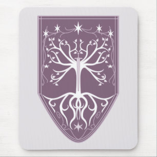 Alfombrilla De Ratón "Orden escudo del árbol blanco"