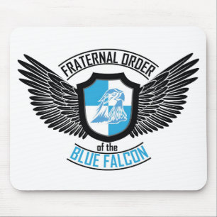 Alfombrilla De Ratón Orden fraternal del halcón azul, halcón azul