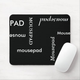 Alfombrilla De Ratón Ordenador - Mousepad B/W