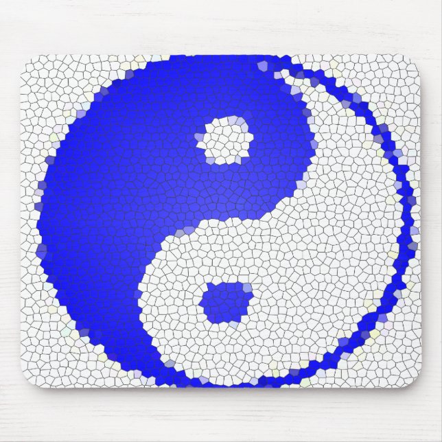 Alfombrilla De Ratón Ordenador Mousepad del diseño de Yin Yang del (Frente)