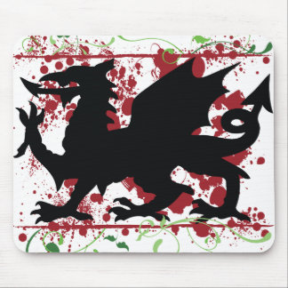 Alfombrilla De Ratón Ordenador Mousepad del dragón Galés