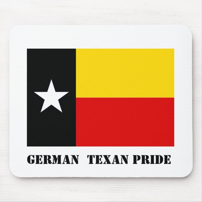 Alfombrilla De Ratón Orgullo alemán Mousepad del Texan (Frente)