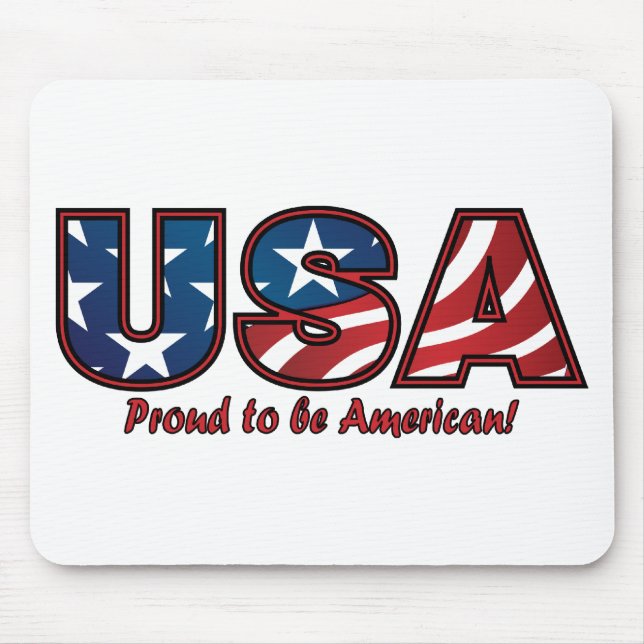 Alfombrilla De Ratón Orgullo americano (Frente)