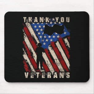 Alfombrilla De Ratón Orgullo Americano Patriota Soldado Veteranos De Ba