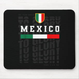 Alfombrilla De Ratón Orgullo Camiseta Vintage Bandera Fútbol Soccer Méx