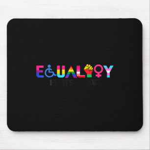 Alfombrilla De Ratón Orgullo de Igualdad Arcoíris Lgbtq Feminista Disca