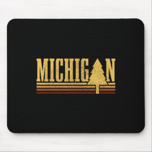 Alfombrilla De Ratón Orgullo del estado del árbol vintage de Michigan C