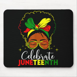 Alfombrilla De Ratón Orgullo del Juneteenth mujeres africanas negras pe