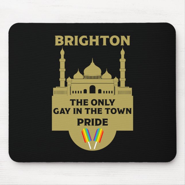 Alfombrilla De Ratón Orgullo Gay Brighton - Brighton England LGBT - (Frente)