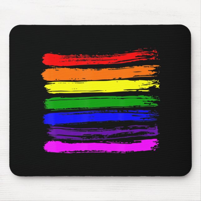 Alfombrilla De Ratón Orgullo gay con bandera gay LGBT 2022 (Frente)