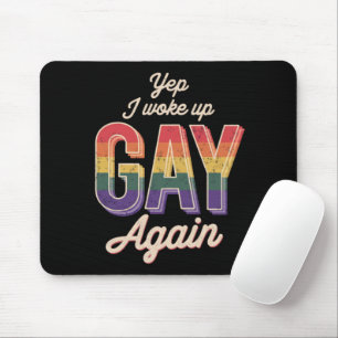Alfombrilla De Ratón Orgullo gay despierto Arcoíris queer gay CSD Fiest