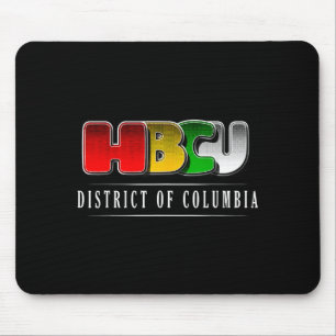 Alfombrilla De Ratón Orgullo HBCU Distrito de Columbia Afroamericano H