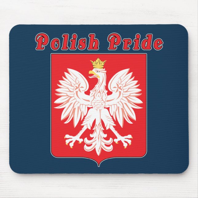 Alfombrilla De Ratón Orgullo polaco Eagle Mousepad (Frente)