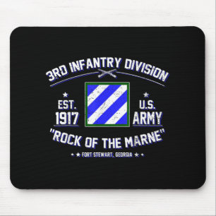 Alfombrilla De Ratón Orgullosa División De Infantería Rock Of Marne Us