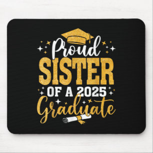 Alfombrilla De Ratón Orgullosa Hermana De Un Cl De 2025 Graduado Senior