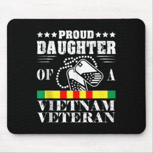 Alfombrilla De Ratón Orgullosa Hija De Un Día Conmemorativo De Veterano