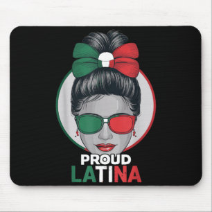 Alfombrilla De Ratón Orgullosa latina México mes de la herencia hispana