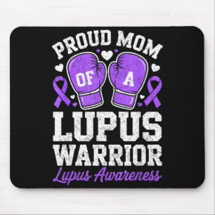 Alfombrilla De Ratón Orgullosa madre de un guerrero luchador de lupus c
