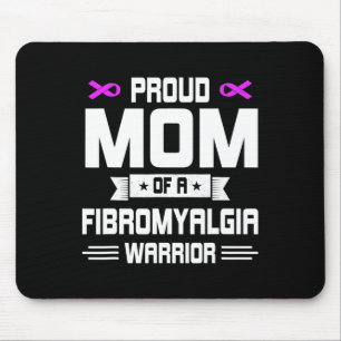 Alfombrilla De Ratón Orgullosa Madre Guerrera De Una Conciencia De Fibr
