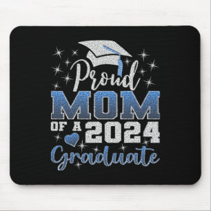 Alfombrilla De Ratón Orgullosa Mamá Del Colegio Universitario De Gradua