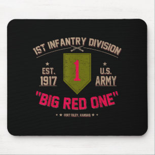 Alfombrilla De Ratón Orgullosa Primera División de Infantería Veteranos