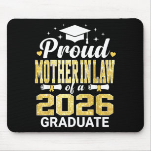 Alfombrilla De Ratón Orgullosa suegra de una promoción de graduados de 