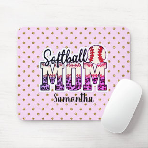 Alfombrilla De Ratón Orgullosa vida de mamá de Softball