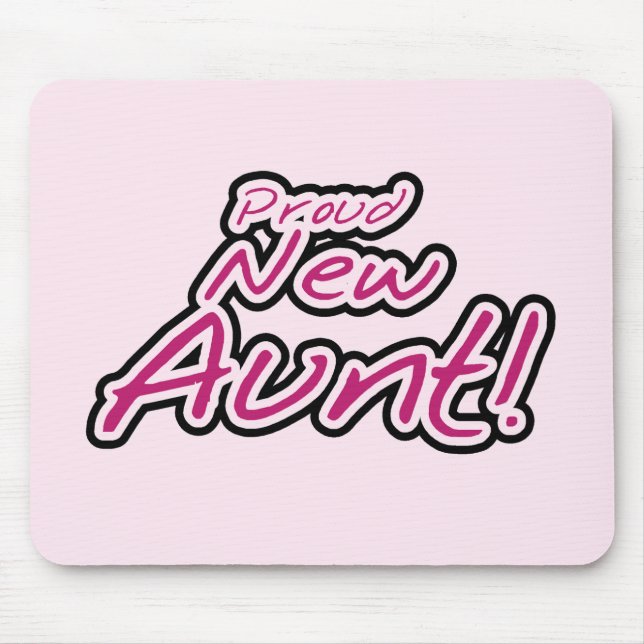 Alfombrilla De Ratón Orgullosas camisetas y regalos de nueva tía (Frente)
